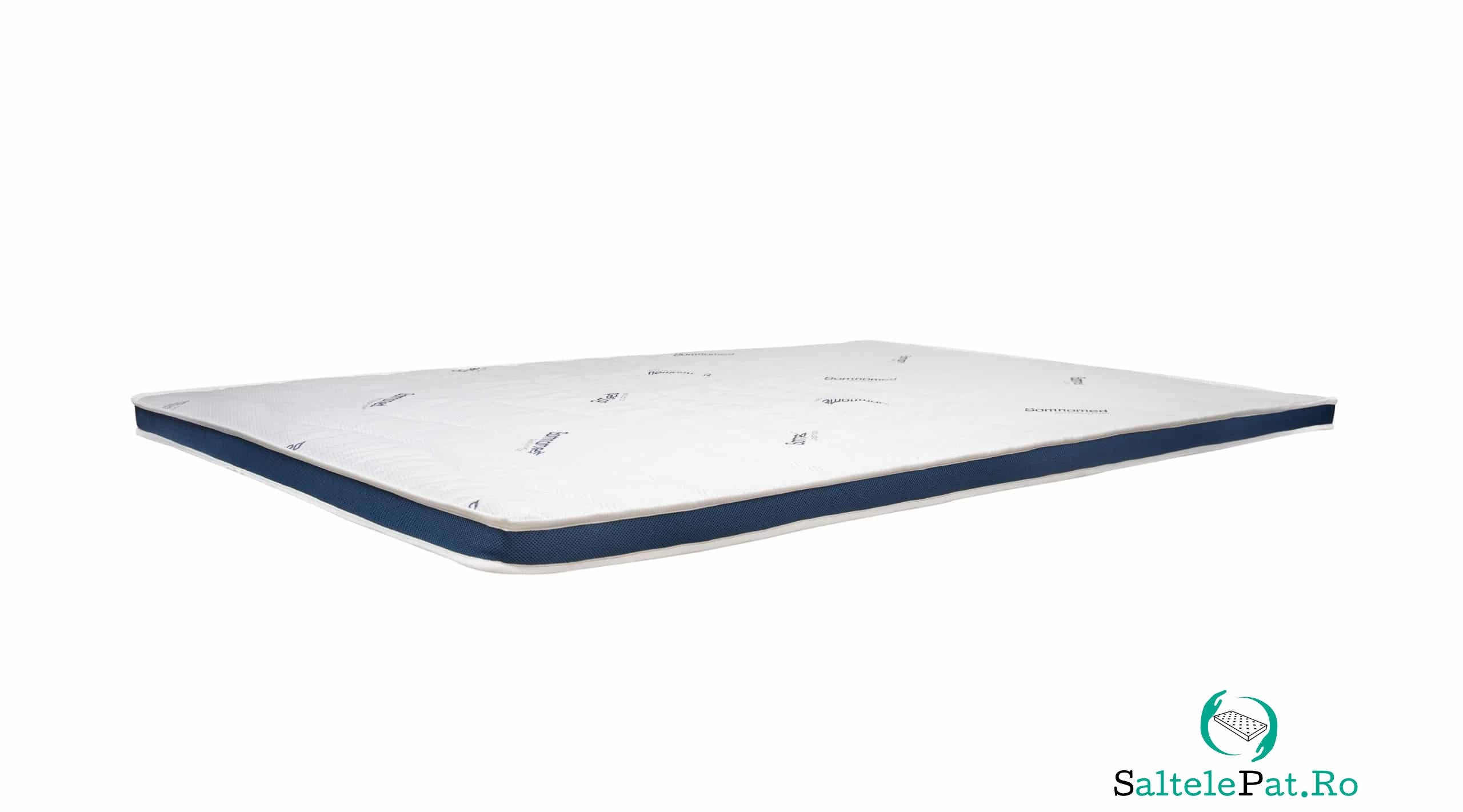 Topper cu memorie 90x200, SomnoMed Antiacaria, pentru alergici, H 4+3cm, husa detasabila si lavabila la 394.67 lei ron