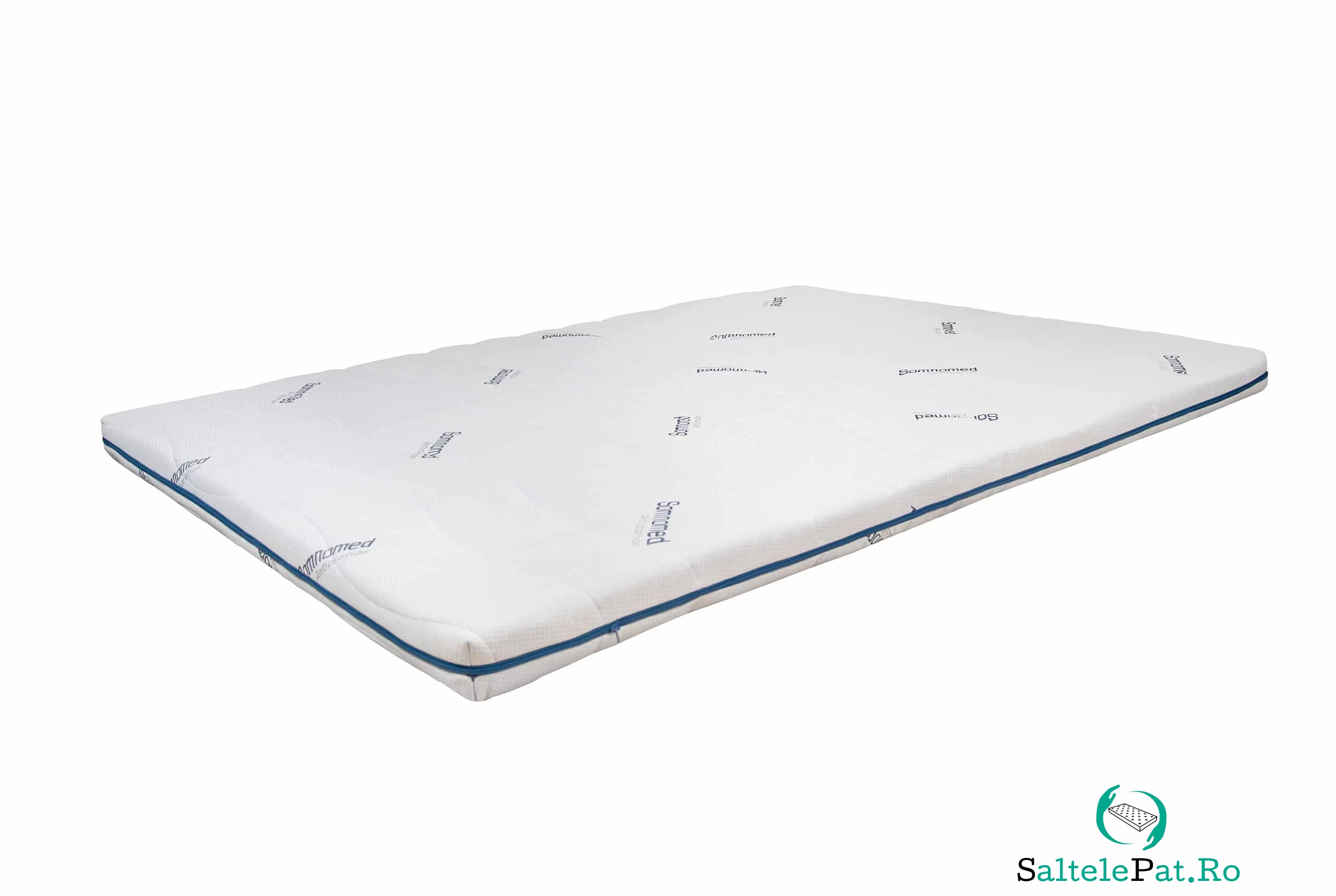 Topper 180x200, SomnoMed Antiacaria, pentru alergici, H 7cm, husa detasabila si lavabila la 617.72 lei ron