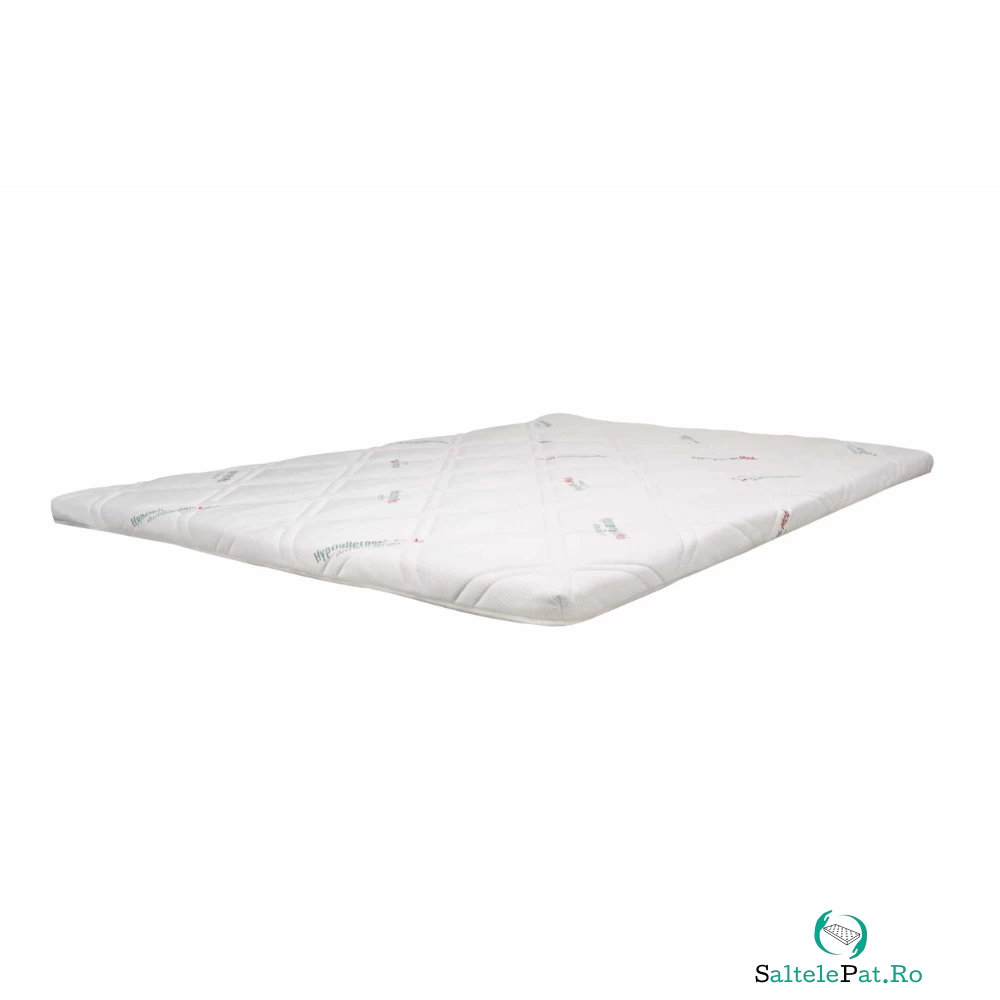 Topper saltea 90 x 200 x 5 cm Minet Hypoallergenic Med, ortopedic, antialergenic, husa lavabila la 283.68 lei ron